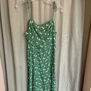 Reformation Tie-Sleeve Sundress